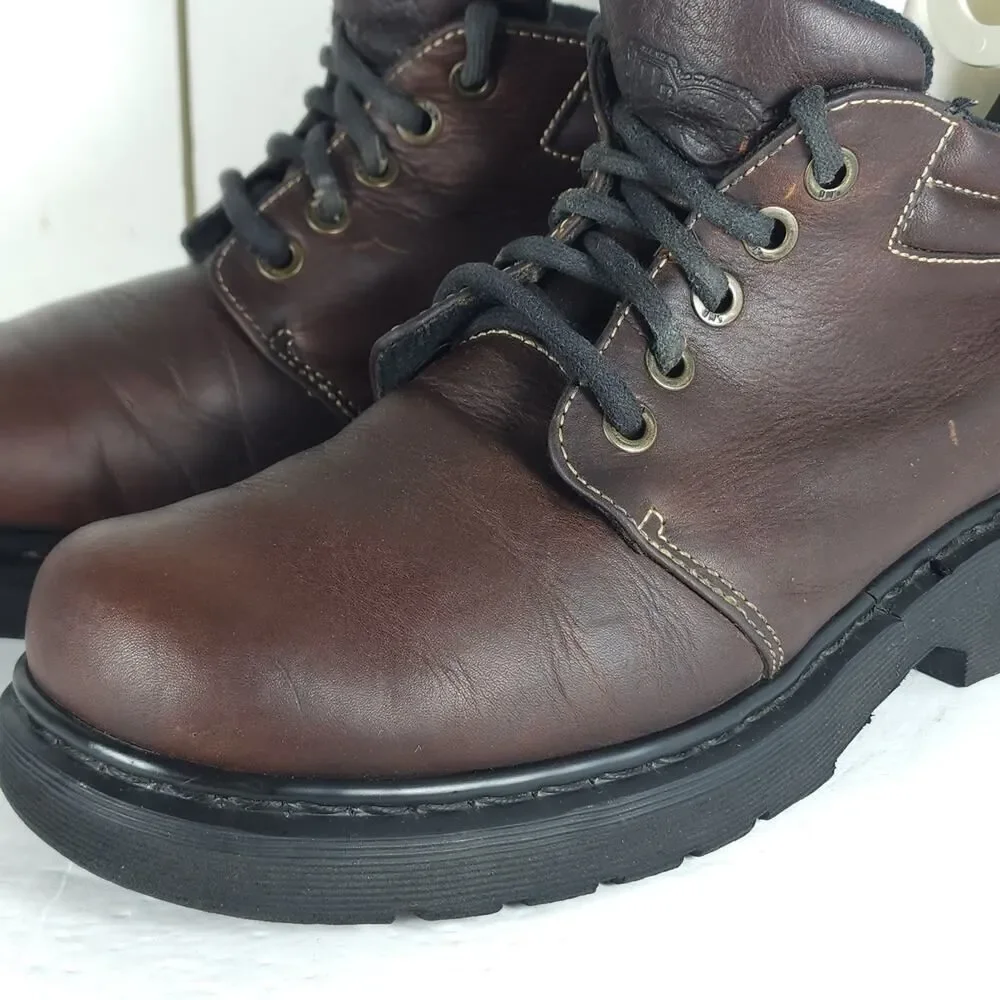 Dr. Martens Men's 9231 Vtg US 10 Uk 9 Brown Leather Chunky Work Boots England
